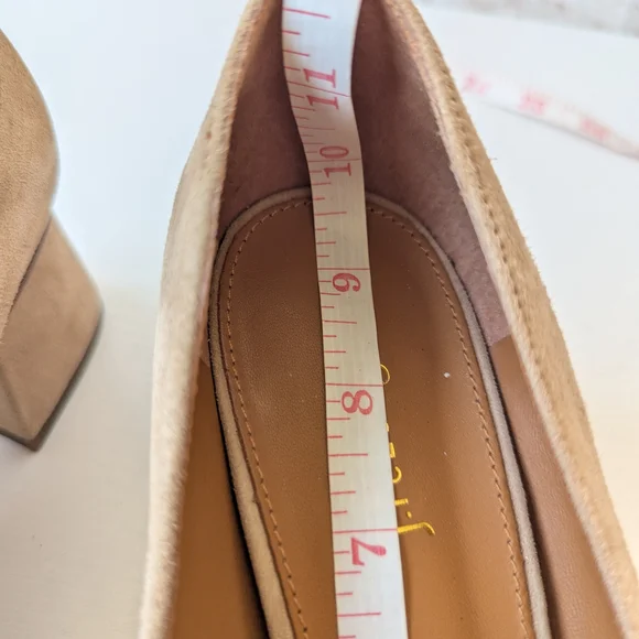 J. McLaughlin Beige Suede Heels - Picture 7 of 10